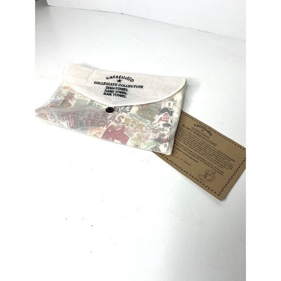 NWOT Cat Studio Texas Tech State Dish/Hand/Bar Towel - The Collegiate Collection - Picture 3 of 4